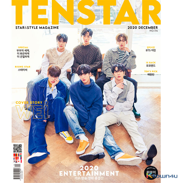 [韓国雑誌] 10+STAR 2020.12 (Cover : WEi) *Calendar Rapping