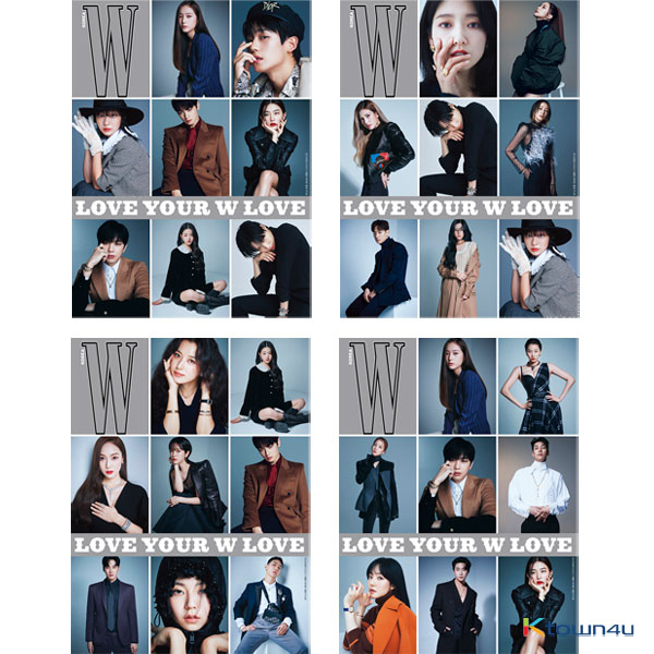 W KOREA 2020.12 (Cover : Kang Daniel Irene, Seulgi, Jang Won Young, Somi, Jessica, Cha eun woo, Taemin, Henry) *Random 1p out of 4p