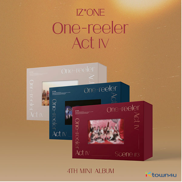 [2nd applicant] [SET] [3CD SET] IZ*ONE - Mini Album Vol.4 [One-reeler / Act IV] (Scene#1 Ver. + Scene#2 Ver. + Scene#3 Ver.) *(12/10 Yujin, Yena, Nako, Chaewon)