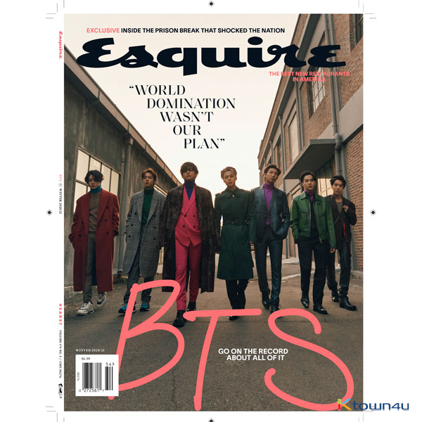 [BTS GOODS] Esquire USA 2020.12 Winter (BTS)
