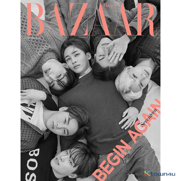 [잡지][2021-01] HARPER`S BAZAAR 바자 01월 D형 [2020] (세븐틴 : 디노, 부승관, 에스쿱스, 정한, 버논, 조슈아)