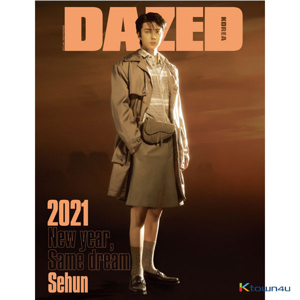 Dazed & Confused Korea 2021.01 B TYPE (Cover : Sehun) 