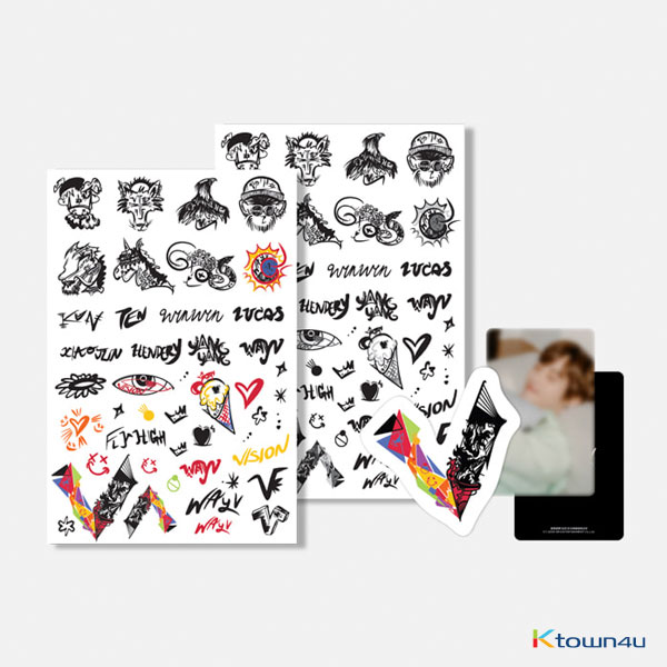 WayV - TATTOO + LUGGAGE STICKER SET (*Order can be canceled cause of early out of stock)