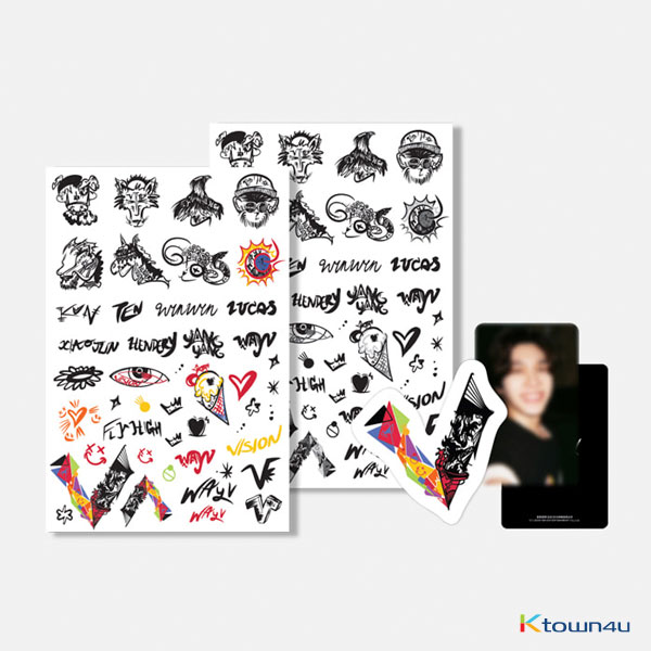 WayV - TATTOO + LUGGAGE STICKER SET (*Order can be canceled cause of early out of stock)