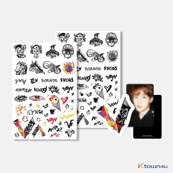 WayV - TATTOO + LUGGAGE STICKER SET (*Order can be canceled cause of early out of stock)