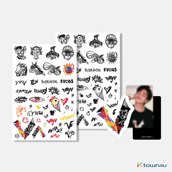 WayV - TATTOO + LUGGAGE STICKER SET (*Order can be canceled cause of early out of stock)