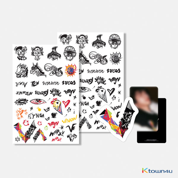 WayV - TATTOO + LUGGAGE STICKER SET (*Order can be canceled cause of early out of stock)