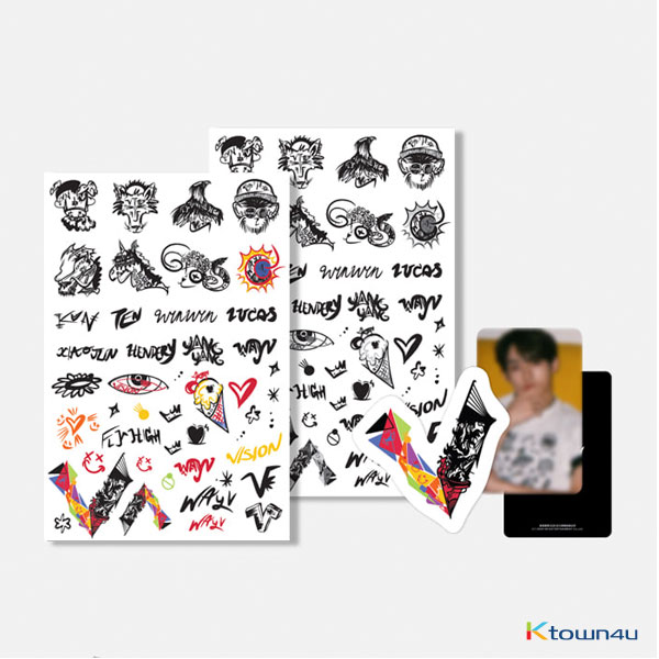 WayV - TATTOO + LUGGAGE STICKER SET (*Order can be canceled cause of early out of stock)