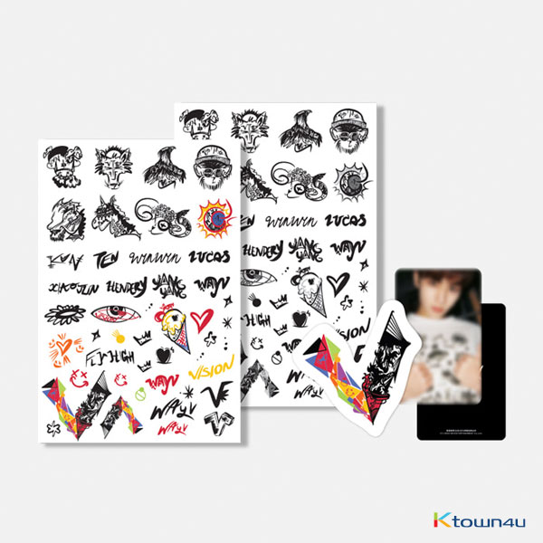 WayV - TATTOO + LUGGAGE STICKER SET (*Order can be canceled cause of early out of stock)