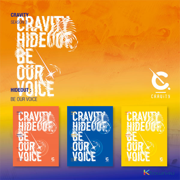 [3CD セット] CRAVITY - アルバム SEASON3. [HIDEOUT: BE OUR VOICE] (Ver.1 + Ver.2 + Ver.3) 
