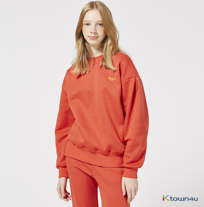 [Between A and B] THREE FLOWERS SWEATSHIRT_CHERRY RED
