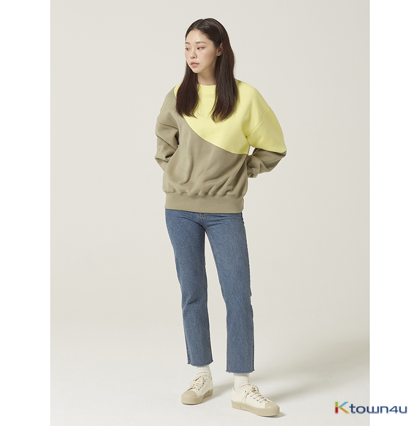 [Between A and B] LIMELIGHT SWEATSHIRT_YELLOW