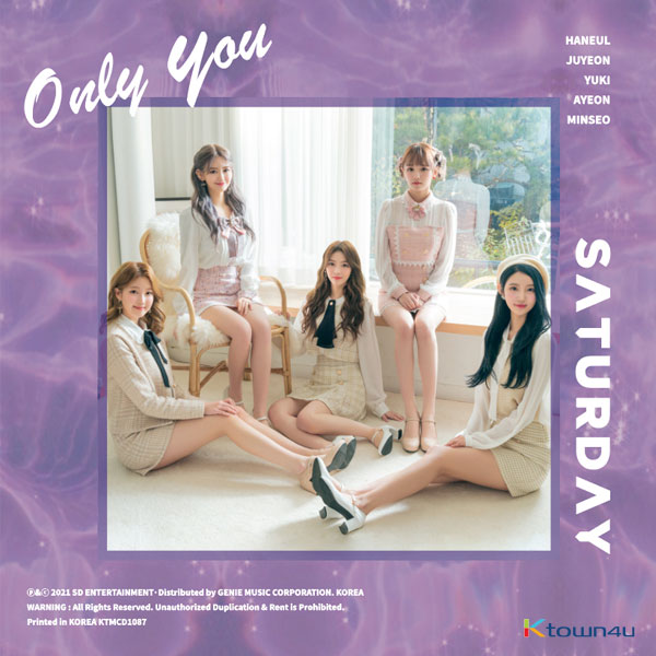 [SATURDAY FAN UNION] SATURDAY - Single Album Vol.5 [Only You]