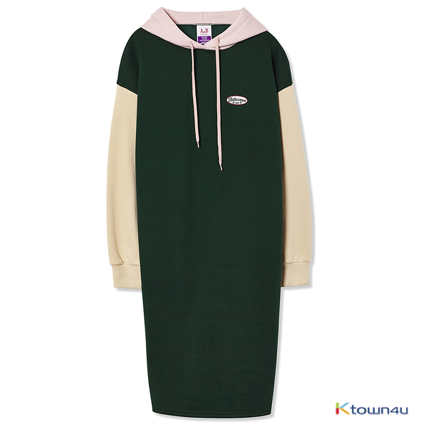 7) Hoodie Long Dress [Dark Green]