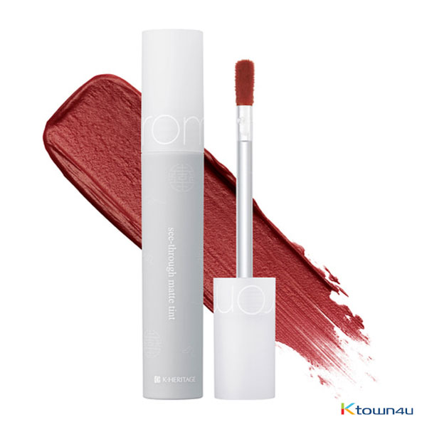 [rom&nd] SEE-THROUGH MATTE TINT 09 MAPLE RED