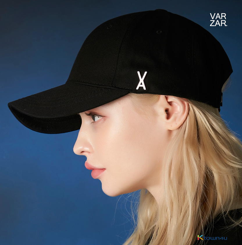 ktown4u.com : [VARZAR] Stud logo over fit ball cap black