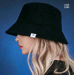 ★VARZAR★ Fur logo point bucket hat black ktown4u.com : [VARZAR] Herringbone label bucket hat black