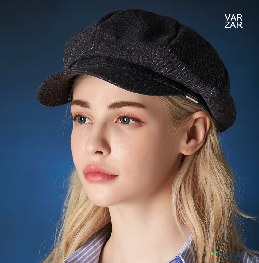 Metal Tip Herringbone Newsboy Cap [5colors]