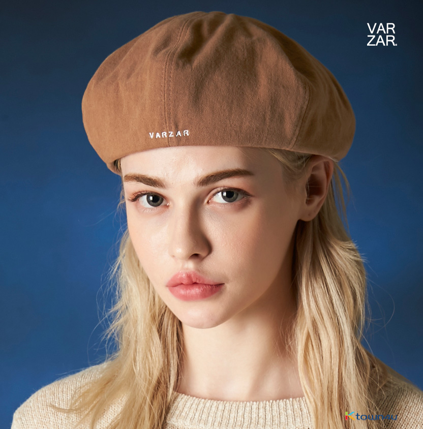 VARZAR Embroidery Newsboy Cap [4colors]