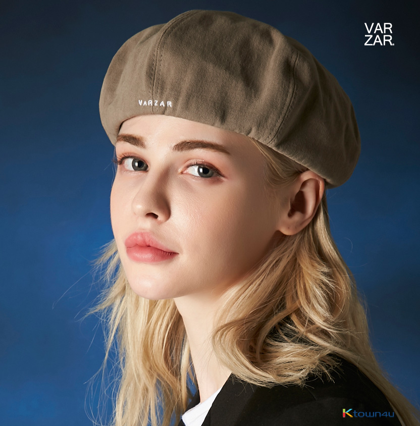 VARZAR Embroidery Newsboy Cap [4colors]