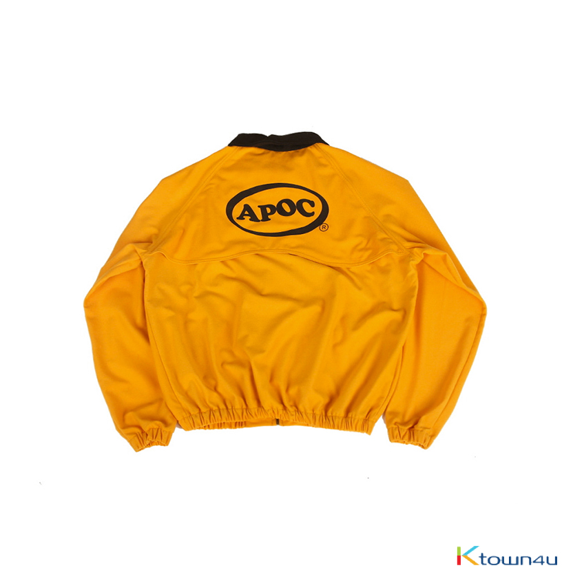 [APIECEOFCAKE] Oval Logo Blouson_Yellow