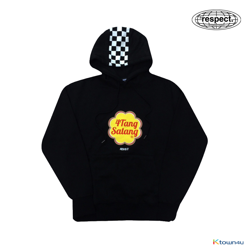 [RESPECT] RESPECT X 4tang Checkmate Hoodie [Black][XL]