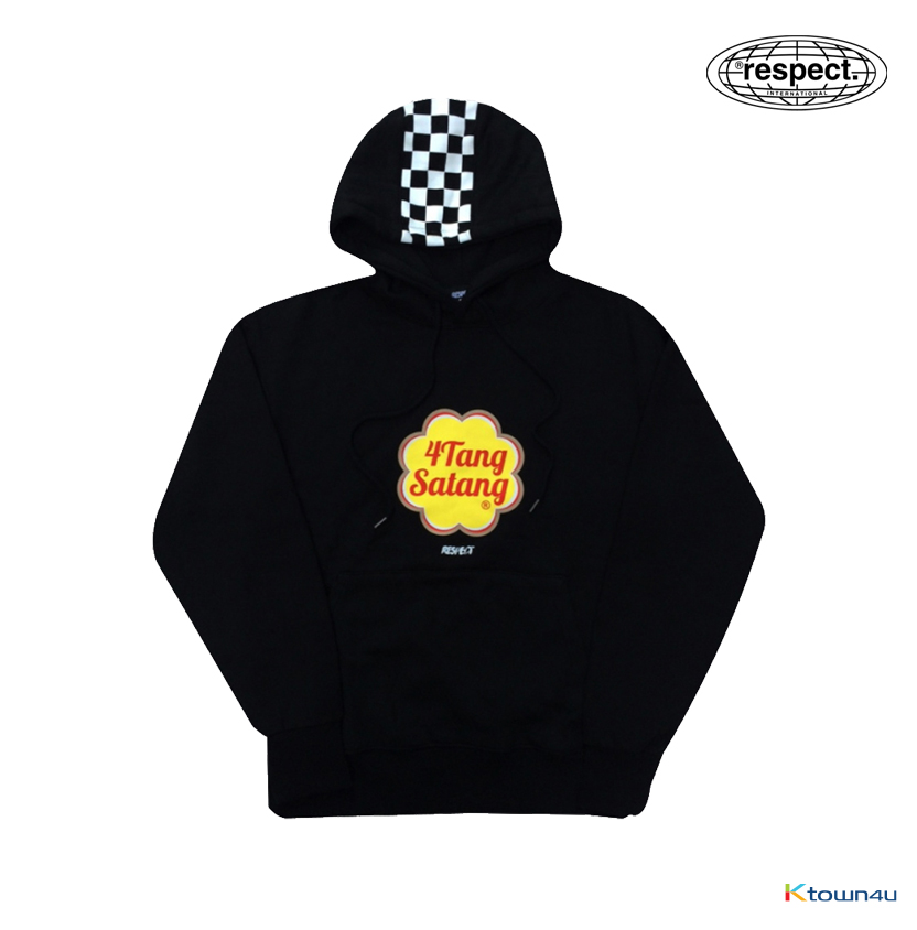 RESPECT X 4tang Checkmate Hoodie [Black]