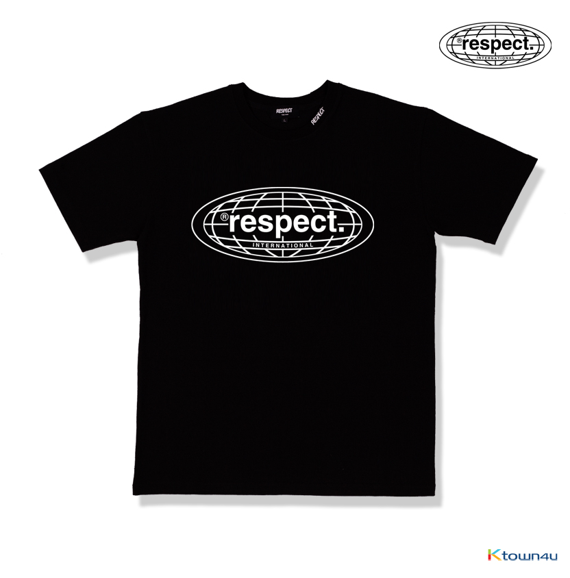 Front Logo Internatinal T-Shirt [Black]