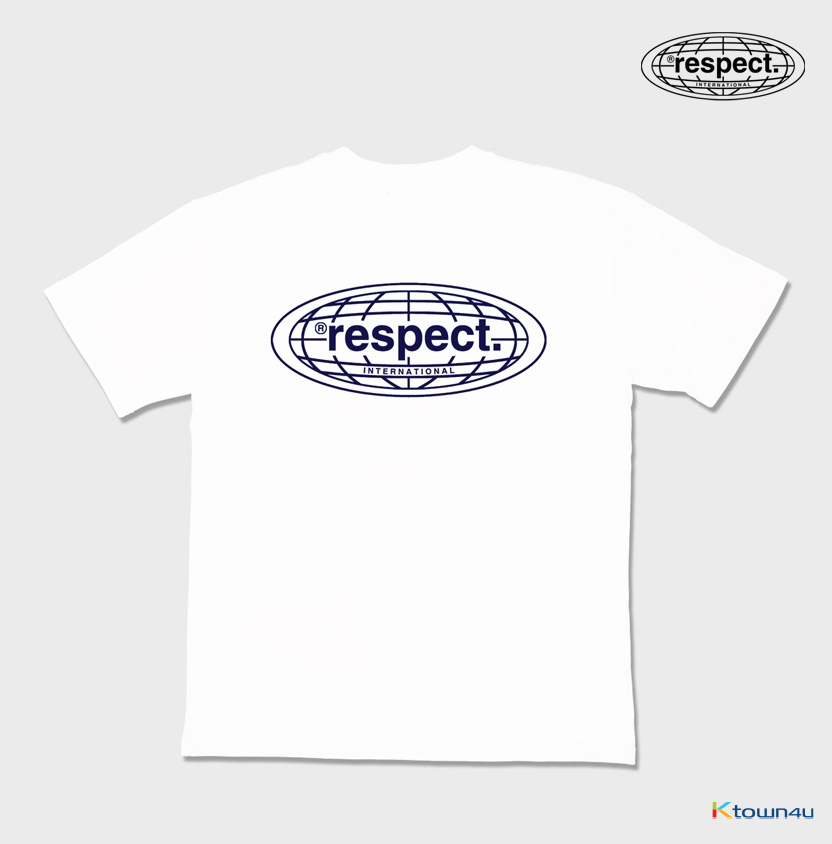 [RESPECT] Back logo internatinal tee / t-shirt / 3size