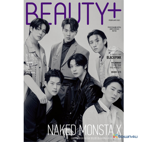 [韓国雑誌] BEAUTY+ 2021.02 (Cover : MONSTA X Group)