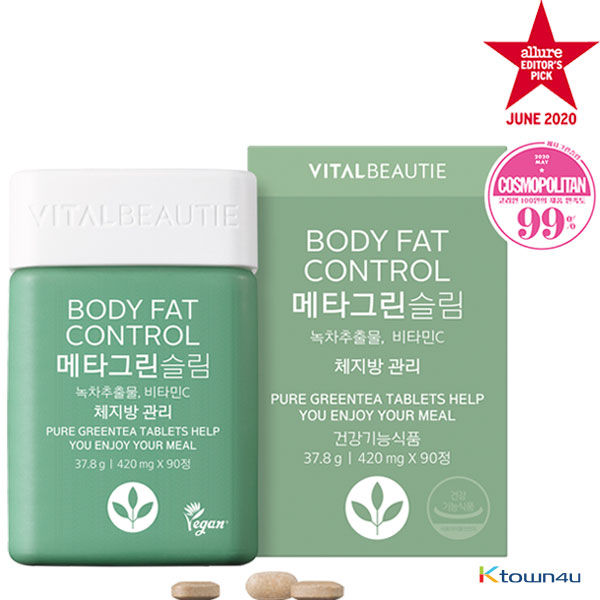 Expiry Date 2022-10-28 [VITAL BEAUTIE] Meta Green Slim 37.8g [420mg X 90T]