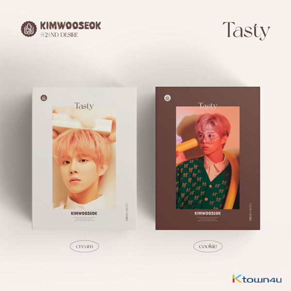 [SET][2CD SET] KIM WOO SEOK - Solo Album Vol.2 [TASTY] (cream Ver. + cookie Ver.)