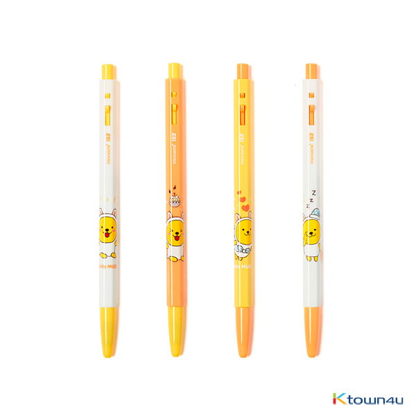 [KAKAO FRIENDS] Monami Ballpen Set (4P) (Little Muzi)