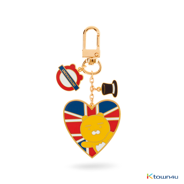 [KAKAO FRIENDS] London Edition Metal Keyring (Ryan)