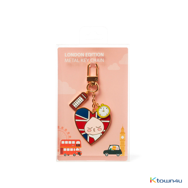 [KAKAO FRIENDS] London Edition Metal Keyring (Apeach)