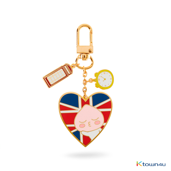 [KAKAO FRIENDS] London Edition Metal Keyring (Apeach)