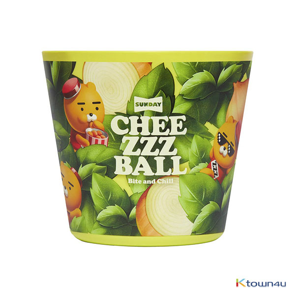 [KAKAO FRIENDS] Sunday Cheezzzball Basil Onion Snack Bucket