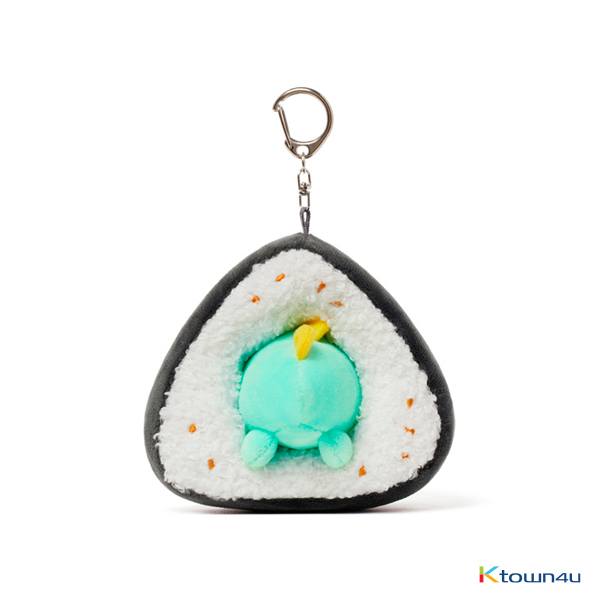 [KAKAO FRIENDS] Mini Plush Toy Keyring (Rice Roll Jordy)