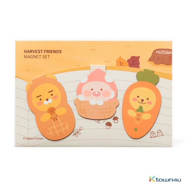 [KAKAO FRIENDS] Harvest系列磁铁书签套装  