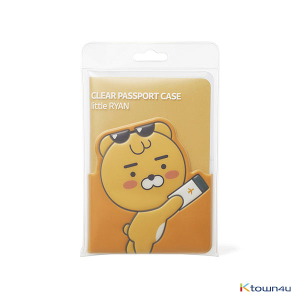 [KAKAO FRIENDS] PVC Clear Passport Case (Little Ryan)