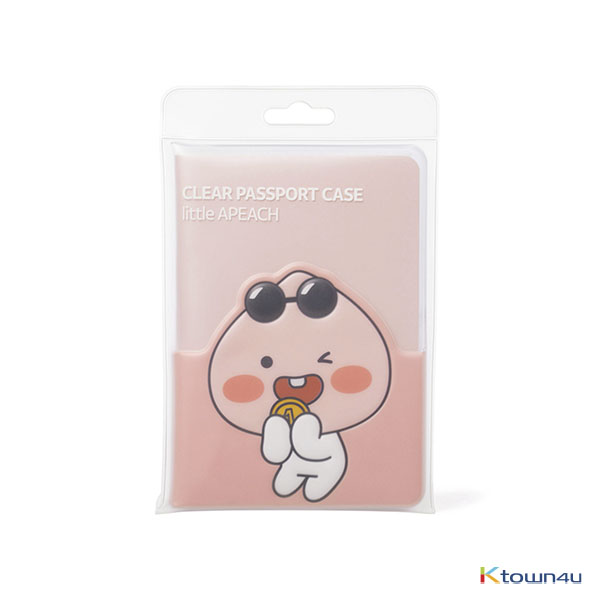 [KAKAO FRIENDS] PVC Clear Passport Case (Little Apeach)