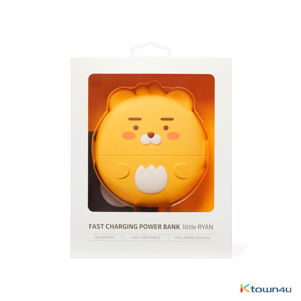 [KAKAO FRIENDS] Fast Charging Power Bank (10,000mAh) (Ryan)(EMS is unavailable due to the lithium battery)