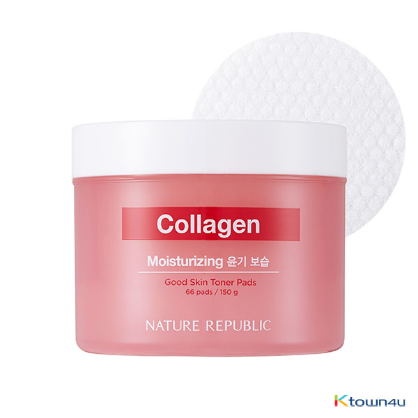 [NATURE REPUBLIC] Good Skin Collagen Ampoule Toner Pad
