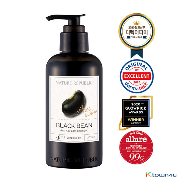 [NATURE REPUBLIC] Black Bean Anti Hair Loss Shampoo 300ml