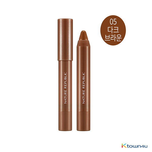 [NATURE REPUBLIC] Eco Crayon Eyes 05 Dark Brown (DRR)