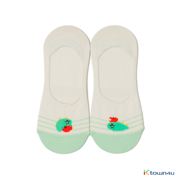 [KAKAO FRIENDS] Ivory No-Show Socks Non Slip (Jordy)