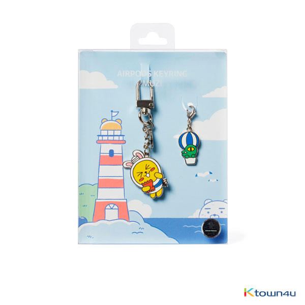  [KAKAO FRIENDS] 海洋系列 Airpods 钥匙扣-Muzi&Con 