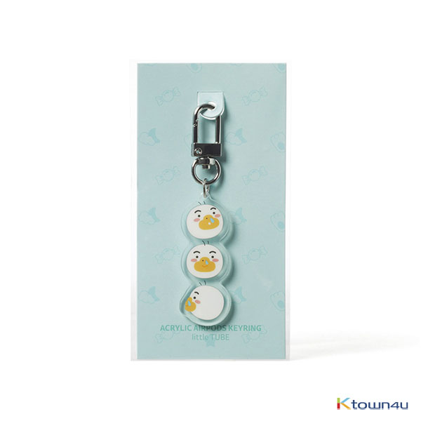 [KAKAO FRIENDS] Acrylic Airpods Keyring (Little Tube)