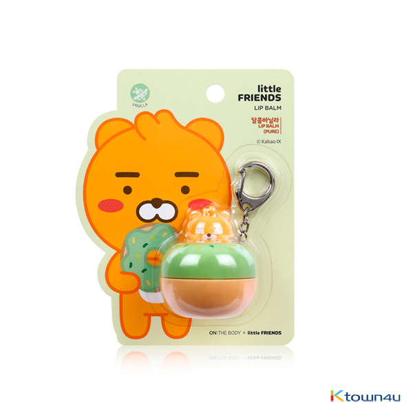 [KAKAO FRIENDS] Key Ring Lip Barm 6g (Little Ryan)