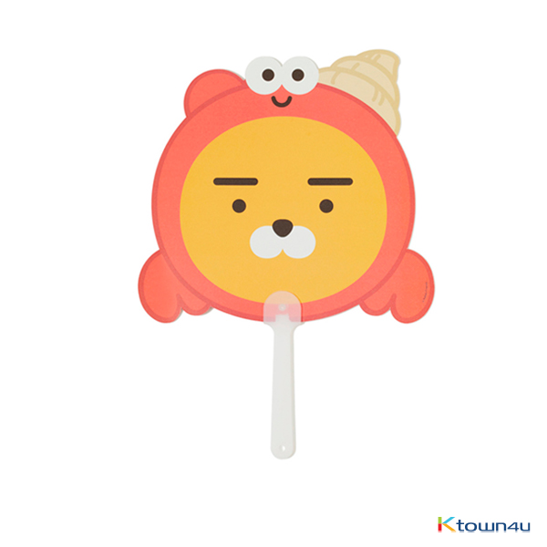 [KAKAO FRIENDS] Beach Pub Hand Fan (Crab Ryan)